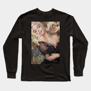 Marilyn Cherry Blossom Long Sleeve T-Shirt